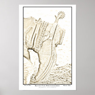 Boot and spur poster