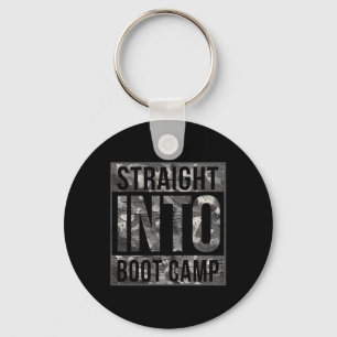 Boot Camp Basic Training Shirt For New Military Re Keychain