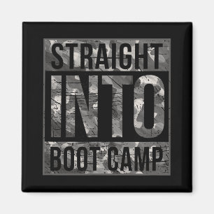 Boot Camp Basic Training Shirt For New Military Re Magnet