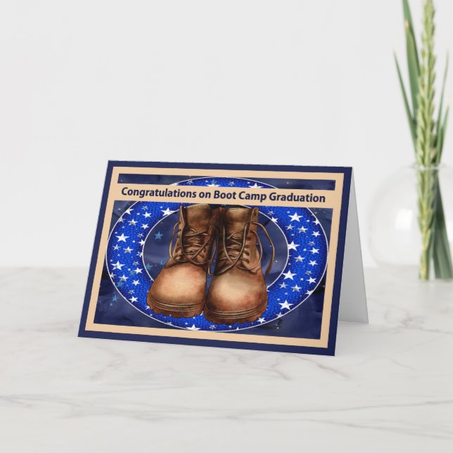 Boot Camp Graduation Congratulations Card (Front)