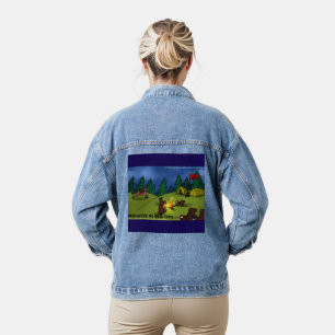 Boot Campfire Tales: A Sole-ful Retreat Denim Jacket