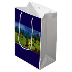 Boot Campfire Tales: A Sole-ful Retreat Medium Gift Bag