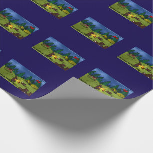 Boot Campfire Tales: A Sole-ful Retreat Wrapping Paper