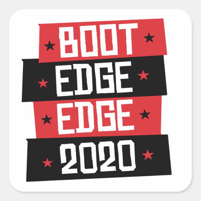 Boot Edge Edge 2020 Square Sticker (Front)