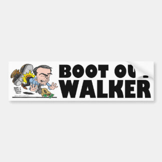 Boot Out Walker Bumper Sticker