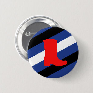 Boot Pride Flag 2 Inch Round Button