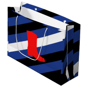 Boot Pride Flag Large Gift Bag