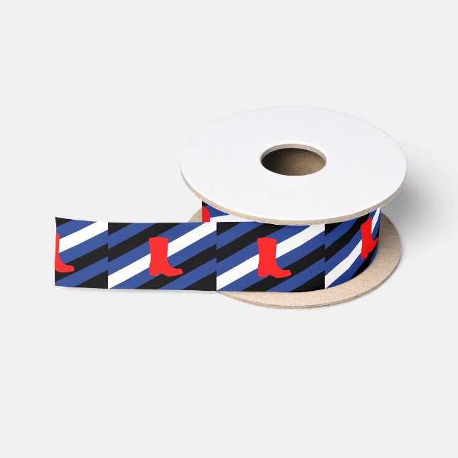 Boot Pride Flag Satin Ribbon (Spool)