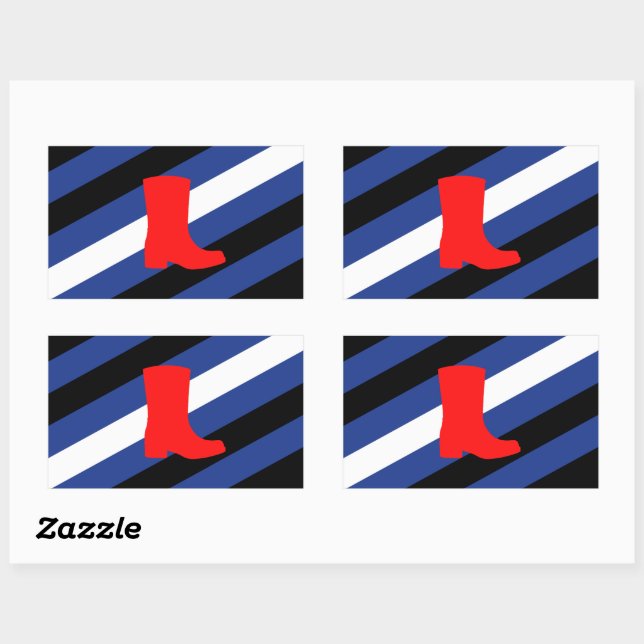Boot Pride Flag Sticker (Sheet)