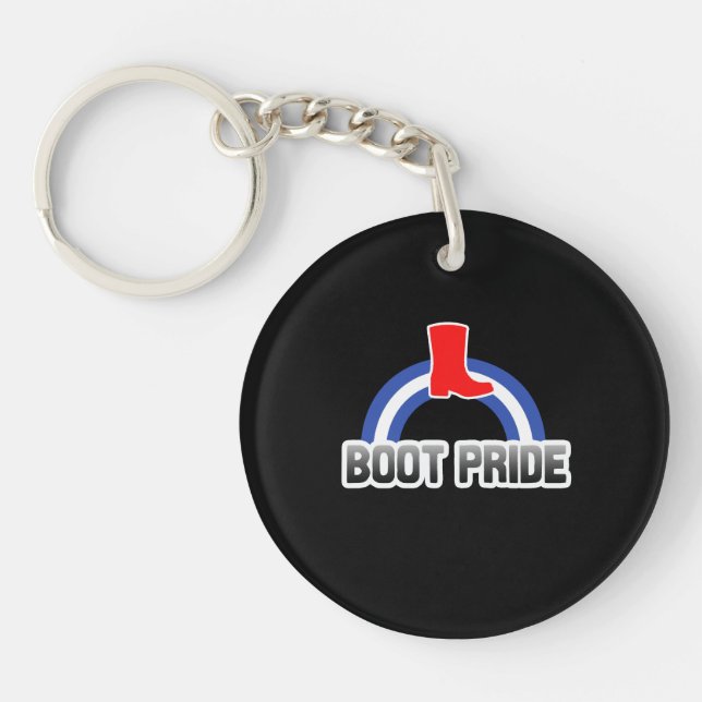 Boot Pride Keychain (Front)