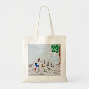 Boot Scootin' Hog Tote Bag