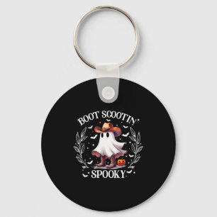 Boot Scootin Soky Retro Western Funny Halloween Cu Keychain