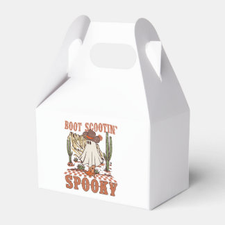Boot Scootin Spooky Western Halloween Ghost Spooky Favor Box