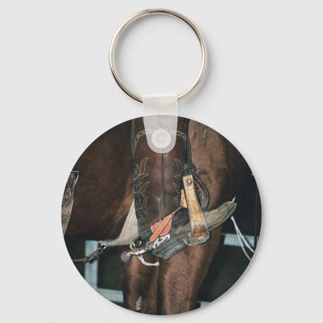 boot & spur keychain (Front)