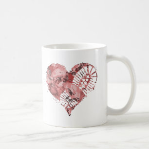 boot stomp heart coffee mug