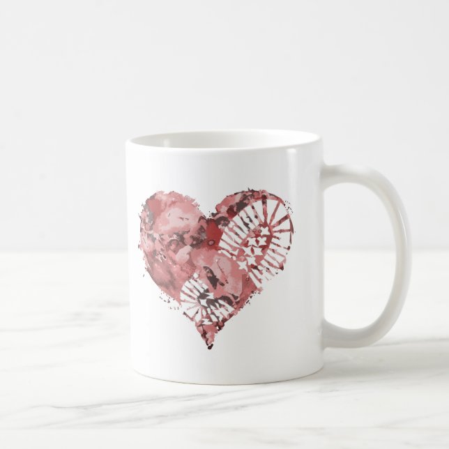 boot stomp heart coffee mug (Right)