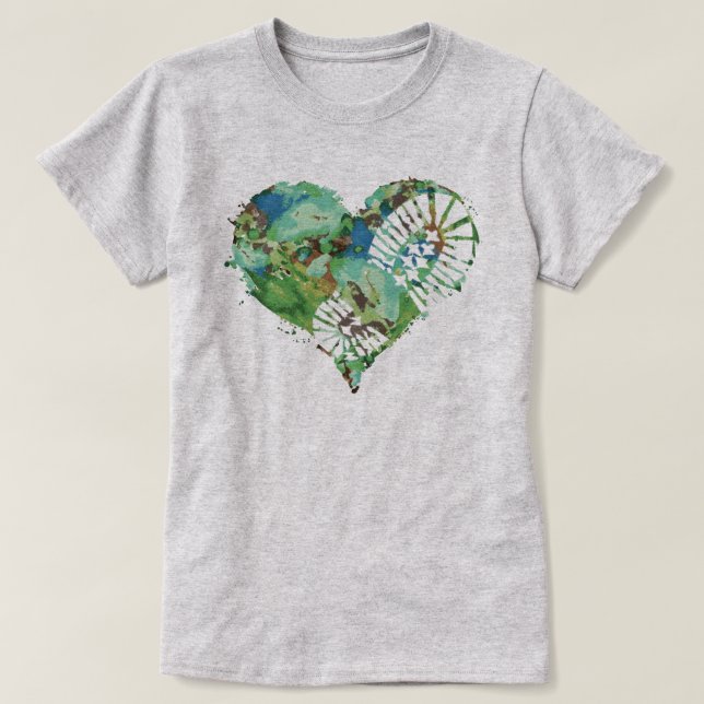 boot stomp heart T-Shirt (Design Front)