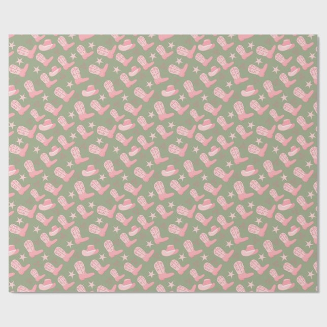 boot wrapping paper (Flat)