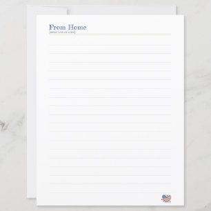 Bootcamp Letters From Home Letter Writing Paper