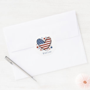 Bootcamp Letters From Home Patriotic Envelope Seal