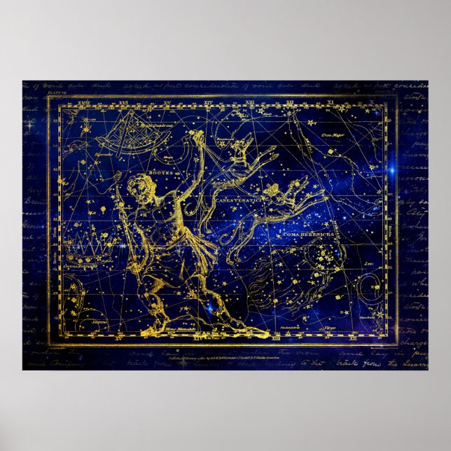 bootes constellation poster (Front)