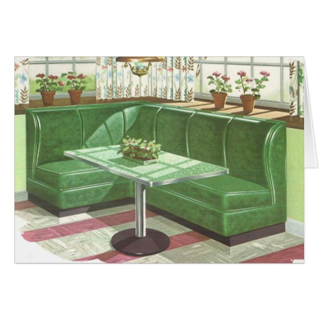 Booth les années 50 Green Kitchen (Devant horizontal)