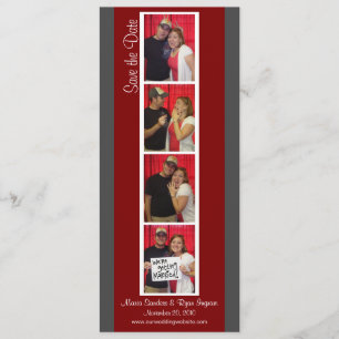 Booth Photo Creative Save the Date (Rouge et Eau)