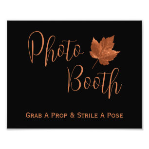 Booth photo en cuivre Brown noir