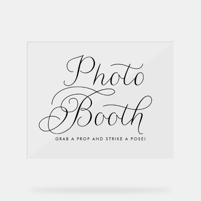 Booth photo Mariage Black Sweet Calligraphy (Recto)