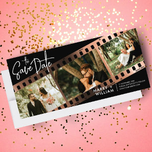 Booth Photo Moderne Enregistrer La Date Invitation