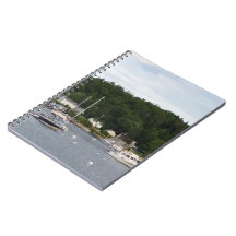 Boothbay Harbour Boats Notebook (80 Pages B&W)