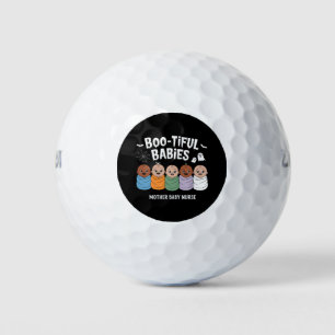 Bootiful Babies Mother Baby Nurse Halloween Golf Balls