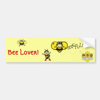 Bootiful Bee Bumper Sticker