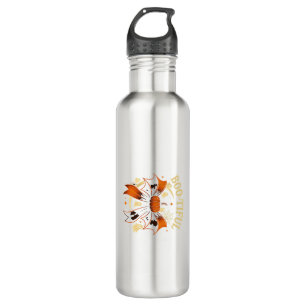 Bootiful Funny Halloween Coquette Bow Pumpkin 710 Ml Water Bottle