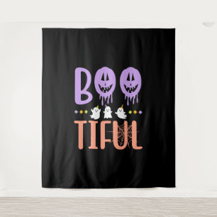 Bootiful Halloween Ghost Costume Men Women Funny Tapestry