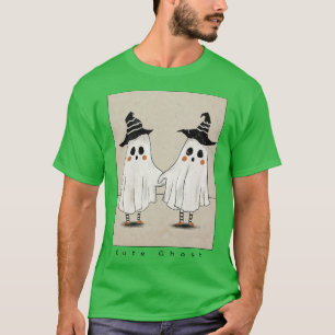 Bootiful Haunts Halloween Cute Ghost T-Shirt