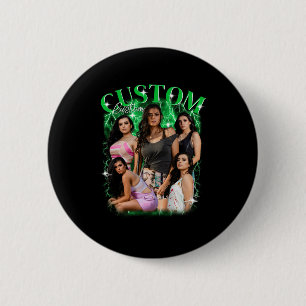 Bootleg I Love My Hot Girlfriend Heart Gf 1bk6 T S 2 Inch Round Button