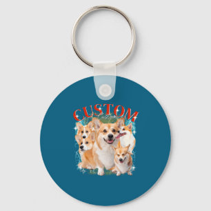 Bootleg Vintage Pet Dogs Cat Funny Animal 1bk1  Keychain