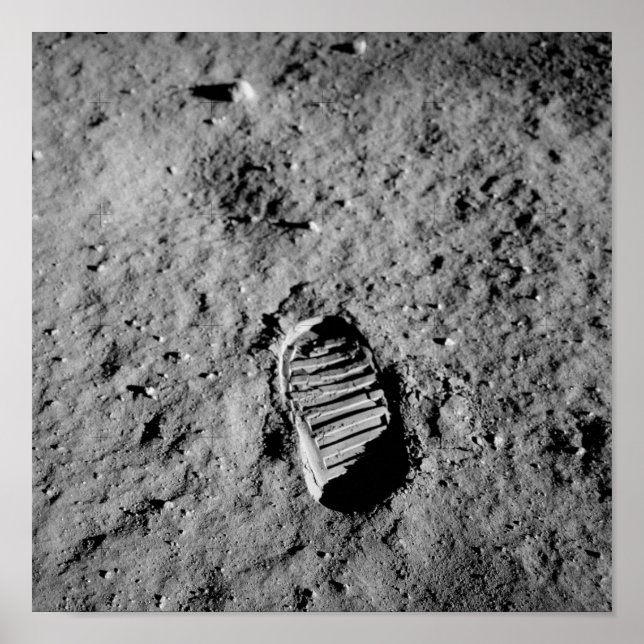 Bootprint On The Moon - Apollo 11 - 1969 Poster (Front)