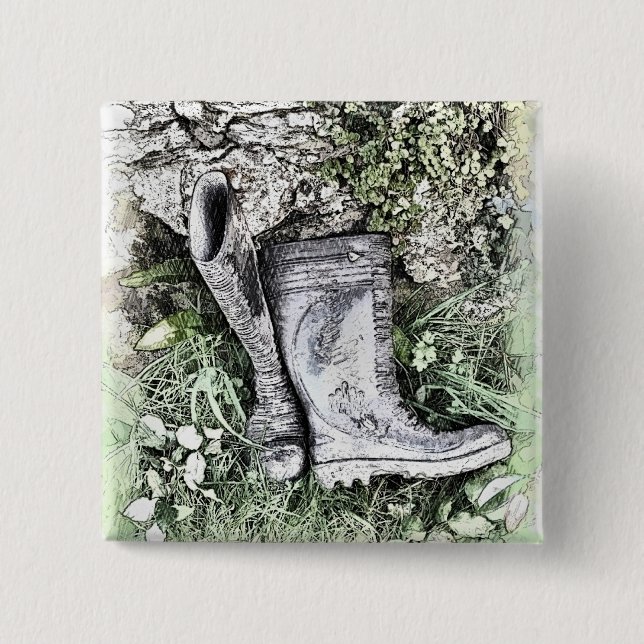 BOOTS 2 INCH SQUARE BUTTON (Front)