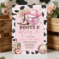 Boots and Bling Skin Cowgirl Western Birthday