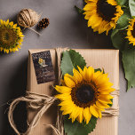 Boots and Bubbly Sunflowers Bridal Shower  Gift Tags<br><div class="desc">Boots and Bubbly Sunflowers Bridal Shower Gift Tags - featuring rustic leather cowboy boots adorned with bright sunflowers on a barn wood background with string lights. Perfect for the bride to be who loves a rustic theme. Our template makes it so easy for you to customize your gift tag. All...</div>