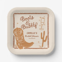 Boots and Bubbly Whimsical Hand Drawn