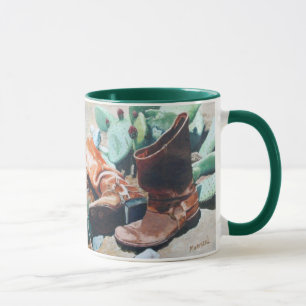 Boots and Cactus Mug