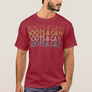 Boots and Cats - Funny House Techno T-Shirt