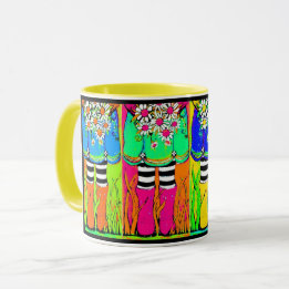 Boots and Daisies springtime, April Showers Mug