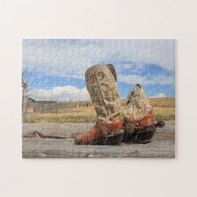 Boots and Spurs Puzzle (Horizontal)
