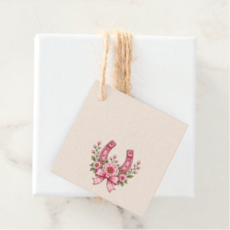 Boots Bows and Baby Toes Favour Tags