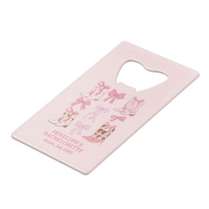 Boots & Bows Rose Girly Bachelorette Party Favoris