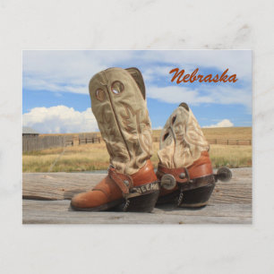 Boots from Nebraska Postcard